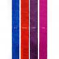 Preview: Zergel Kaninchenfell mit Fleece geflochten lila