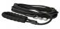 Preview: PETLANDO Trekking Schleppleine rund Schwarz 10m mit Handschlaufe