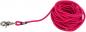 Preview: Schleppleine rund ø 6mm 10m fuchsia ohne Handschlaufe Snap Hook