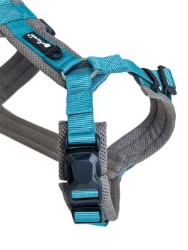 Preview: PETLANDO Magnetech Geschirr Y-Comfort anthrazit/petrol XS
