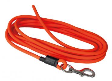 Preview: PETLANDO Trekking Schleppleine rund Orange 5m ohne Handschlaufe