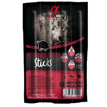 Alpha Spirit Dog Sticks Schinken (Prosciutto) 4 x 10g