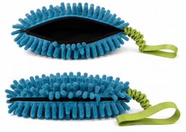 Mop Futterdummy blau mit Bungee hellgrün