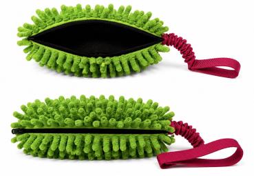 Mop Futterdummy grün mit Bungee pink