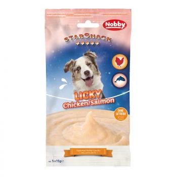 Licky Dog Chicken & Salmon 5x 15g