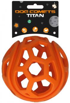 Gitterball Dog Comets Titan Orange M 11,5 cm