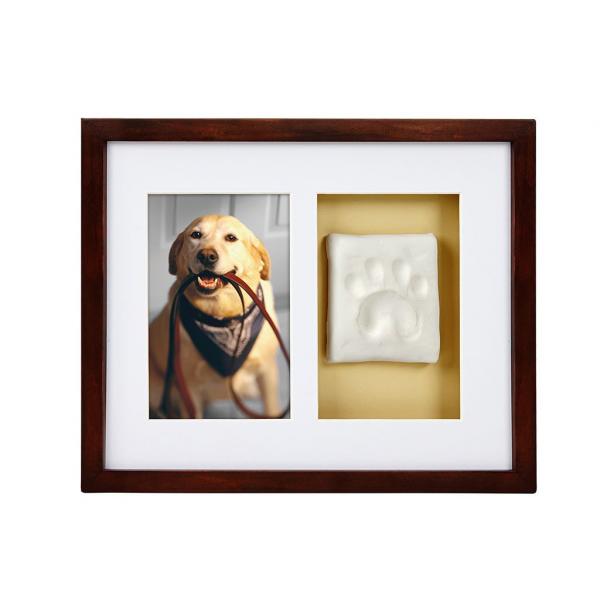 Pawprints Wandbild espresso