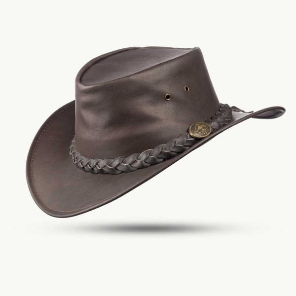 Lederhut KANGAROO Softy braun Gr. M