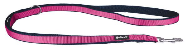 PETLANDO Magnetech verstellbare Führleine navy/fuchsia M 2,3m