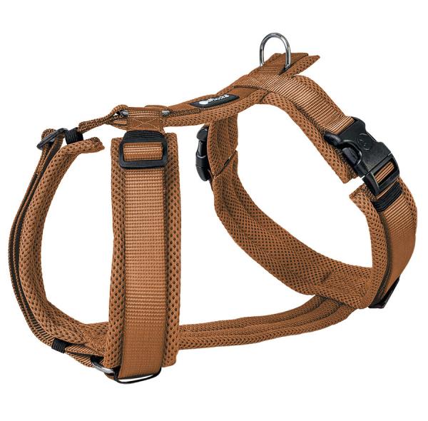 PETLANDO Geschirr Mesh Y-Comfort cognac XS
