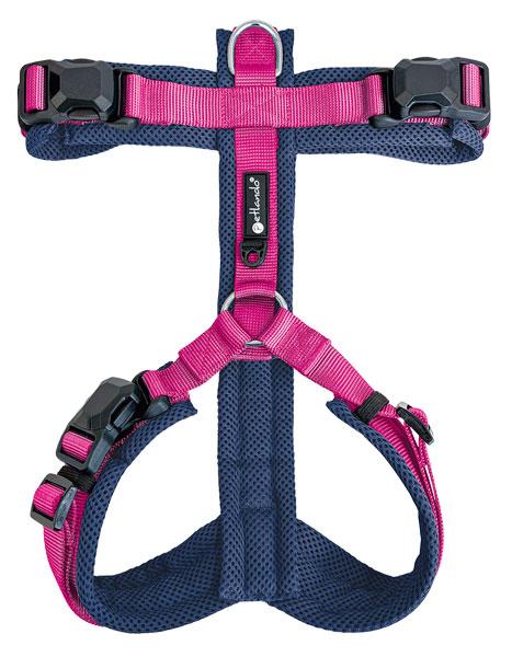PETLANDO Magnetech Geschirr Y-Comfort navy/fuchsia S