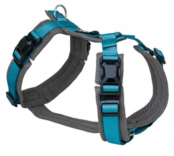 PETLANDO Magnetech Geschirr Y-Comfort anthrazit/petrol S