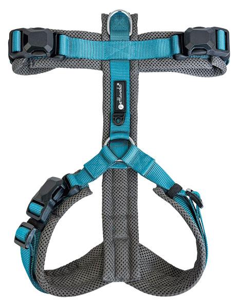 PETLANDO Magnetech Geschirr Y-Comfort anthrazit/petrol S