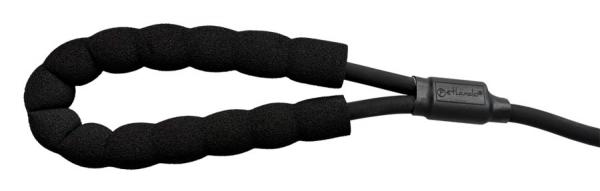 PETLANDO Trekking Schleppleine rund Schwarz 10m mit Handschlaufe