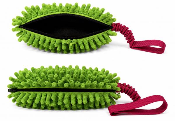 Mop Futterdummy grün mit Bungee pink