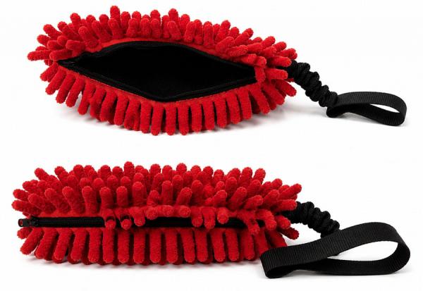 Mop Futterdummy rot mit Bungee schwarz
