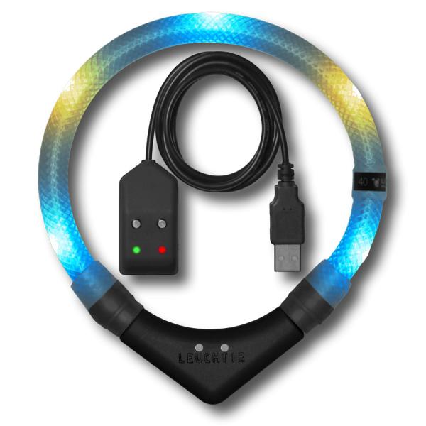 LEUCHTIE Easy Charge eisblau-vanille 40