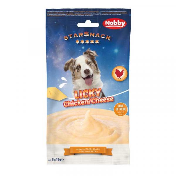 Licky Dog Chicken & Cheese 5x 15g