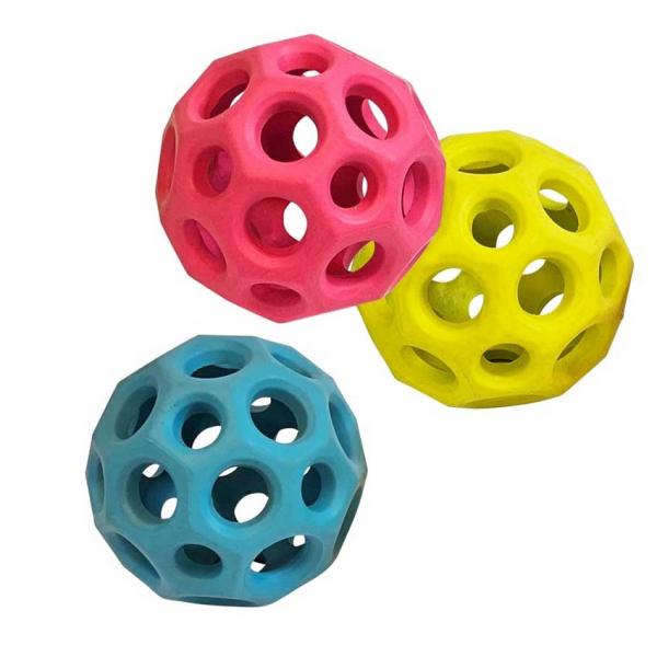 Vollgummi Gitterball Ø 10 cm verschieden Farben