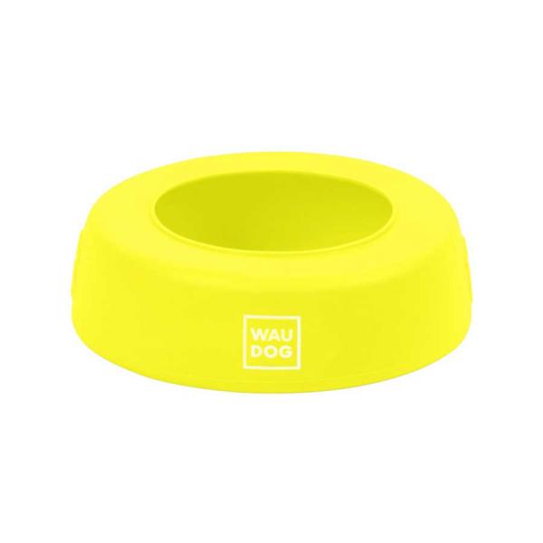 Waudog Silikon No Splash Wassernapf 1000ml gelb