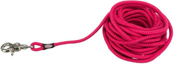 Schleppleine rund ø 6mm 10m fuchsia ohne Handschlaufe Snap Hook