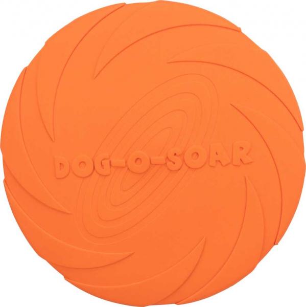Dog Disc, Naturgummi ø 22 cm orange
