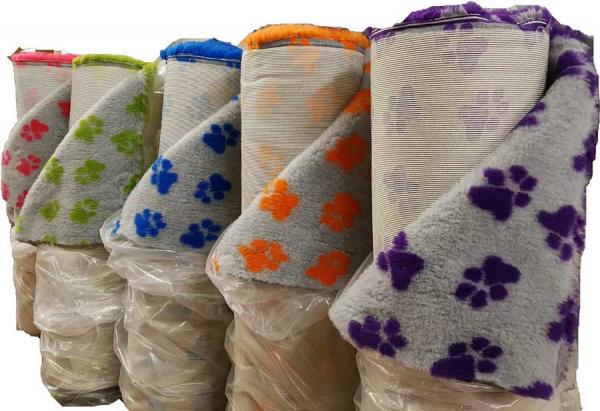 Hundedecke (Vet Bed)  50 x 75cm Patchwork rot